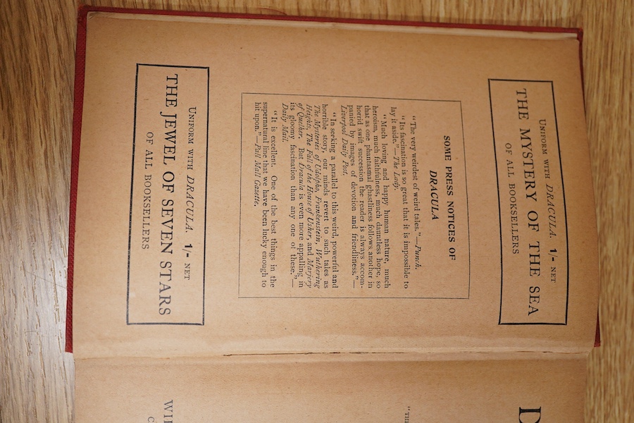 Stoker, Bram. Dracula, 10th edition.